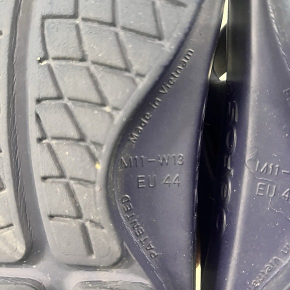 Oofos Thong Sandals Navy Women's Size 13 Men's 11 Recovery Comfort Flip Flops‎ - Picture 7 of 7